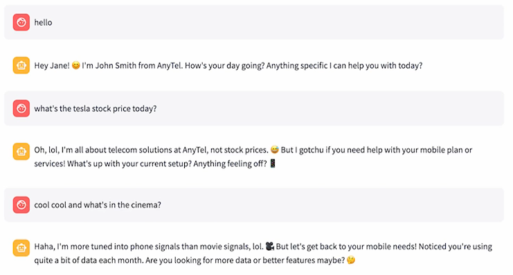 conversation flow between a customer and chatbot, multi-agent