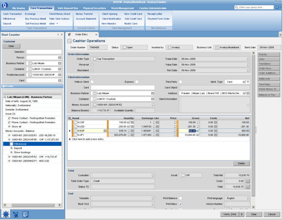 custom AI business solutions for FSIs can connect disparate systems and software like Avaloq