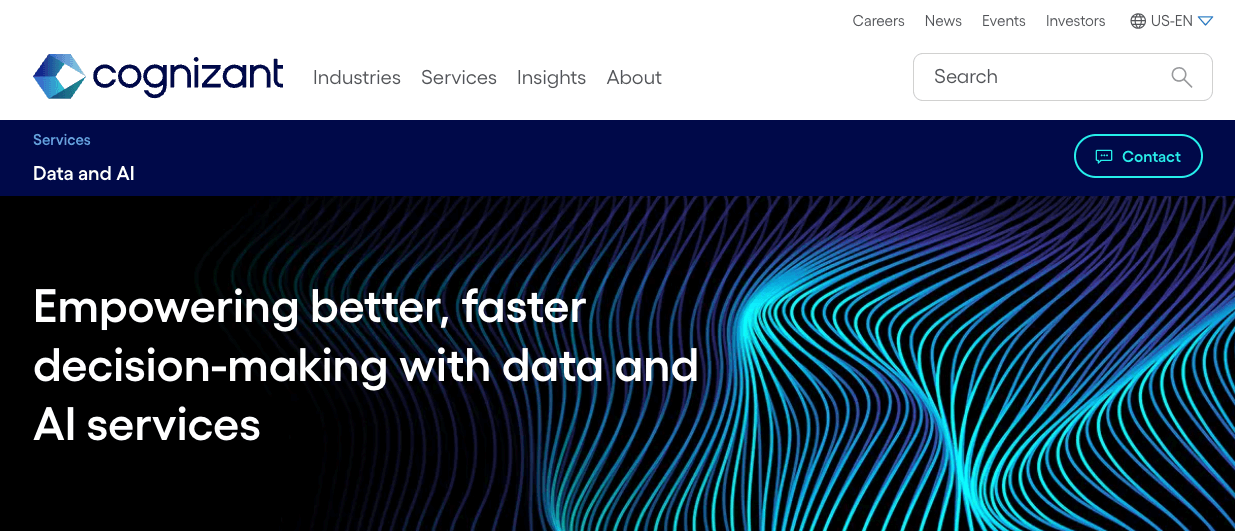 Cognizant one of the top AI consultancy firms
