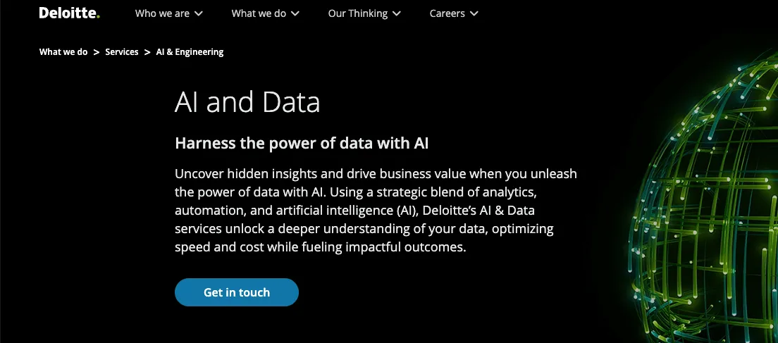 Deloitte one of the top AI consultancy firms