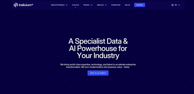 Indicium AI strategy consulting