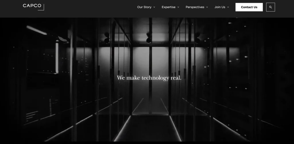 Capco home screen 