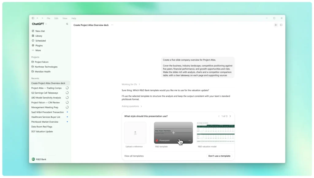 OpenAI for financial services - how ChatGPT works for FSIs