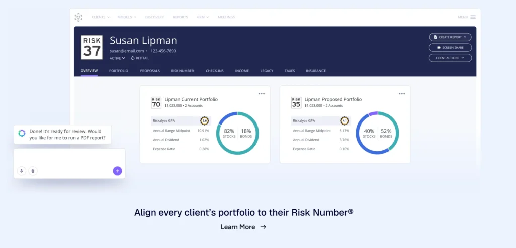 Nitrogen is one of the best AI tools for financial advisors