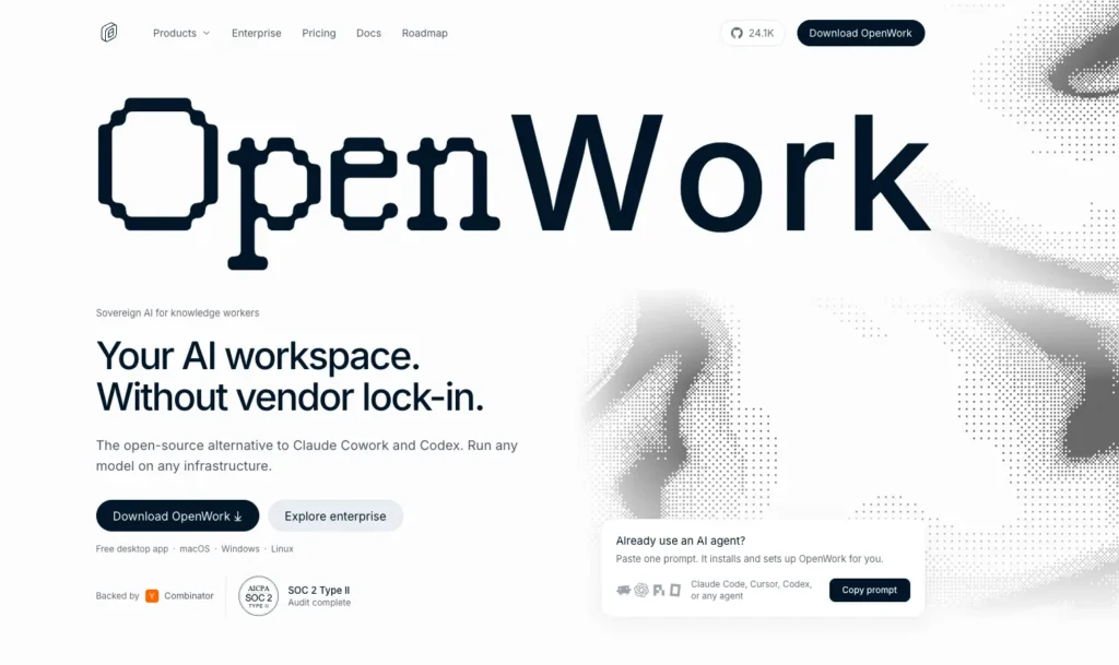OpenWork is a Claude Cowork Alternative